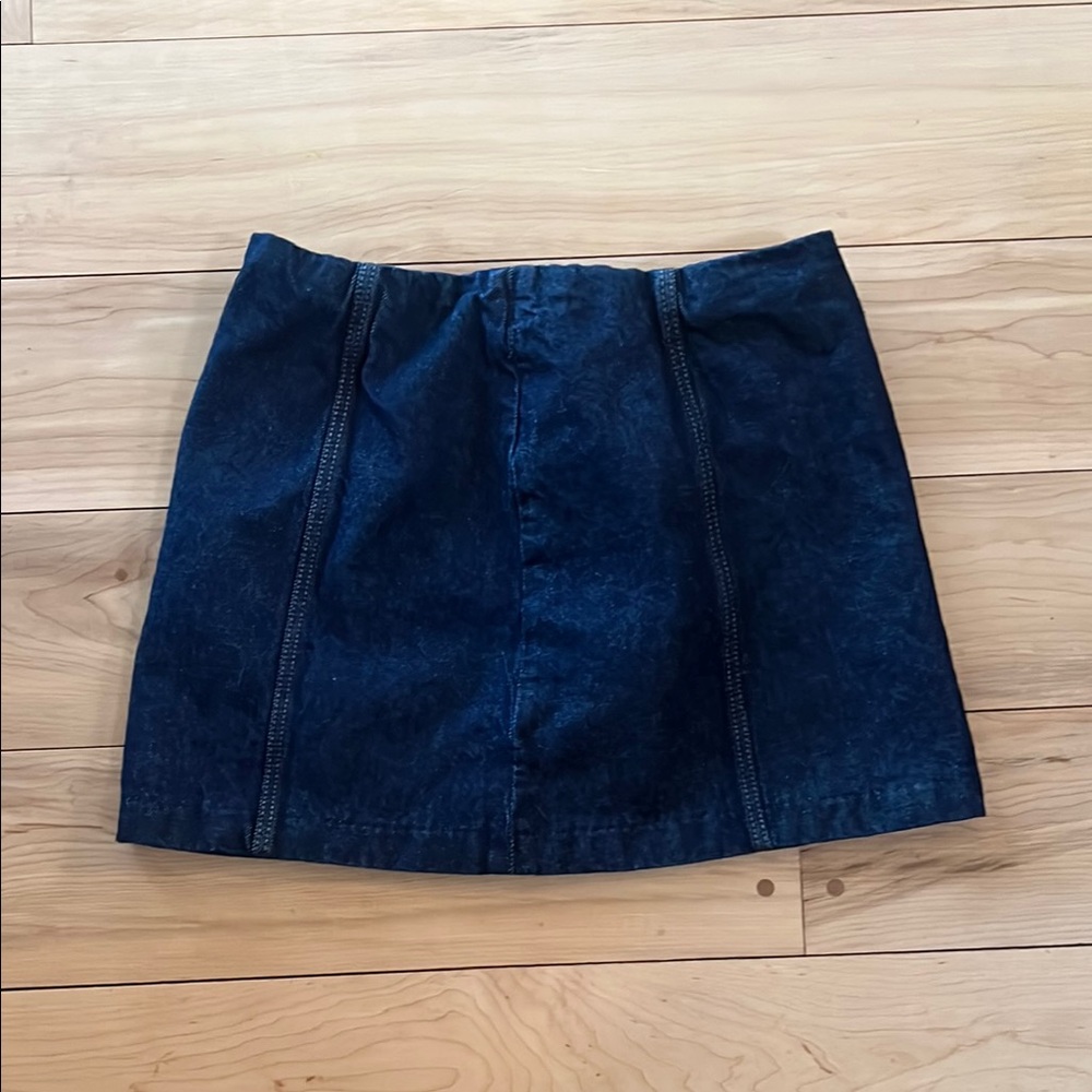 H&M Blue Denim Mini Skirt Casual